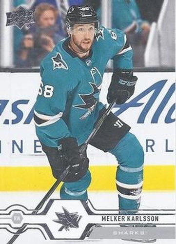 #416 Melker Karlsson - San Jose Sharks - 2019-20 Upper Deck Hockey