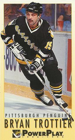 #416 Bryan Trottier - Pittsburgh Penguins - 1993-94 Fleer PowerPlay Hockey