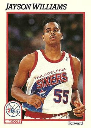 #416 Jayson Williams - Philadelphia 76ers - 1991-92 Hoops Basketball