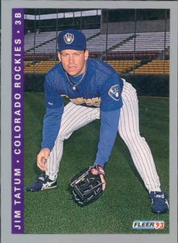#416 Jim Tatum - Colorado Rockies - 1993 Fleer Baseball