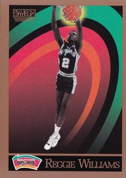 #416 Reggie Williams - San Antonio Spurs - 1990-91 SkyBox Basketball