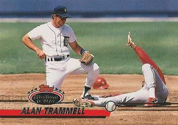 #416 Alan Trammell - Detroit Tigers - 1993 Stadium Club Baseball