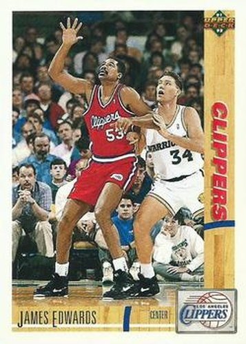 #416 James Edwards - Los Angeles Clippers - 1991-92 Upper Deck Basketball