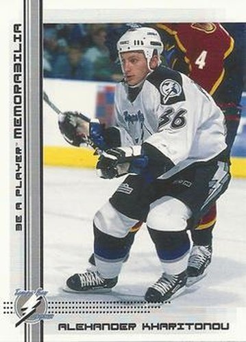 #416 Alexander Kharitonov - Tampa Bay Lightning - 2000-01 Be a Player Memorabilia Hockey