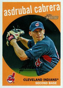 #416 Asdrubal Cabrera - Cleveland Indians - 2008 Topps Heritage Baseball