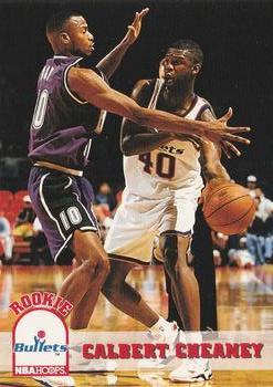 #416 Calbert Cheaney - Washington Bullets - 1993-94 Hoops Basketball