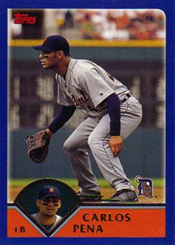 #416 Carlos Pena - Detroit Tigers - 2003 Topps Baseball