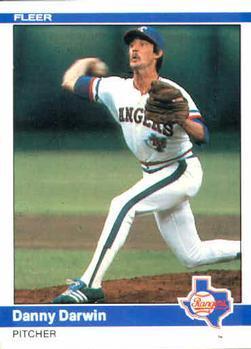 #416 Danny Darwin - Texas Rangers - 1984 Fleer Baseball