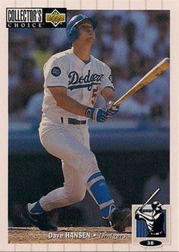 #416 Dave Hansen - Los Angeles Dodgers - 1994 Collector's Choice Baseball