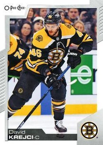 #416 David Krejci - Boston Bruins - 2020-21 O-Pee-Chee Hockey
