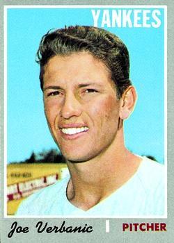 #416 Joe Verbanic - New York Yankees - 1970 Topps Baseball