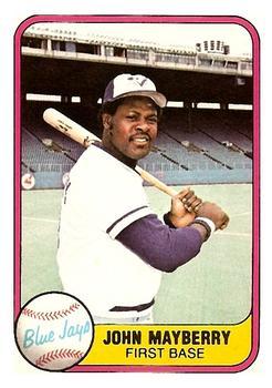 #416 John Mayberry - Toronto Blue Jays - 1981 Fleer Baseball