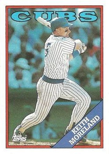 #416 Keith Moreland - Chicago Cubs - 1988 Topps Baseball