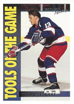 #416 Teemu Selanne - Winnipeg Jets - 1994-95 Topps Premier Hockey