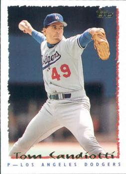 #416 Tom Candiotti - Los Angeles Dodgers - 1995 Topps Baseball