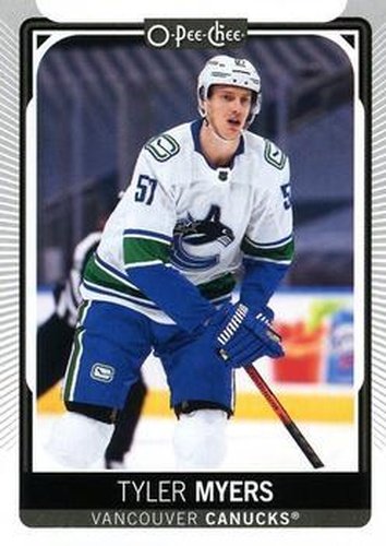 #416 Tyler Myers - Vancouver Canucks - 2021-22 O-Pee-Chee Hockey