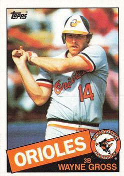 #416 Wayne Gross - Baltimore Orioles - 1985 Topps Baseball