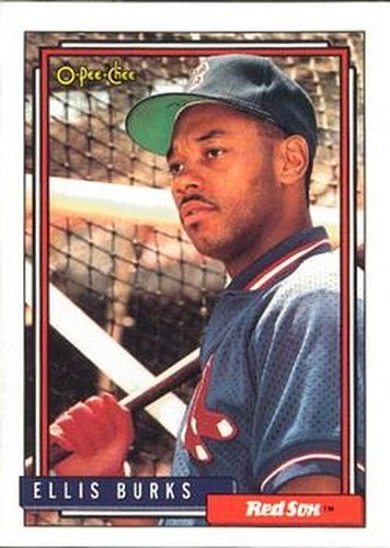 #416 Ellis Burks - Boston Red Sox - 1992 O-Pee-Chee Baseball