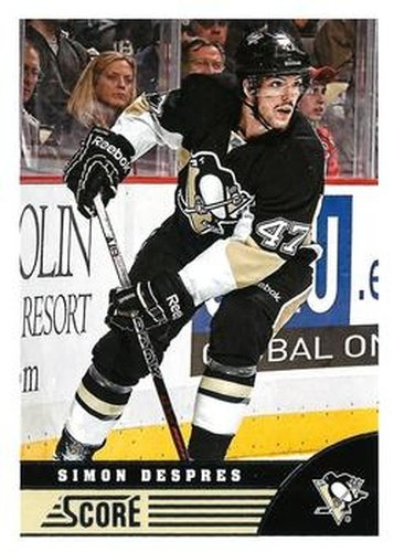 #416 Simon Despres - Pittsburgh Penguins - 2013-14 Score Hockey
