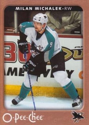 #416 Milan Michalek - San Jose Sharks - 2006-07 O-Pee-Chee Hockey