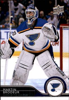 #416 Martin Brodeur - St. Louis Blues - 2014-15 Upper Deck Hockey