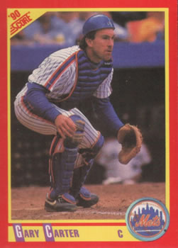 #416 Gary Carter - New York Mets - 1990 Score Baseball