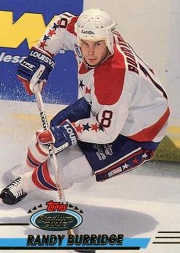 #416 Randy Burridge - Washington Capitals - 1993-94 Stadium Club Hockey