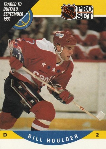 #417 Bill Houlder - Buffalo Sabres - 1990-91 Pro Set Hockey