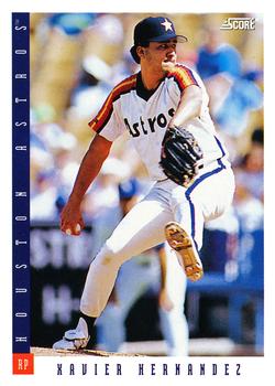 #417 Xavier Hernandez - Houston Astros - 1993 Score Baseball