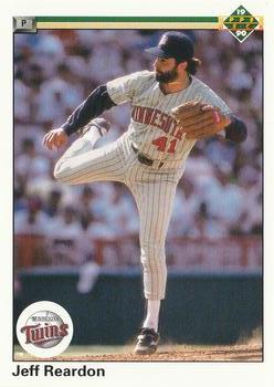 #417 Jeff Reardon - Minnesota Twins - 1990 Upper Deck Baseball