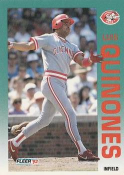 #417 Luis Quinones - Cincinnati Reds - 1992 Fleer Baseball