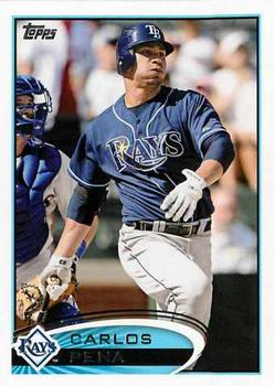 #417 Carlos Pena - Tampa Bay Rays - 2012 Topps Baseball