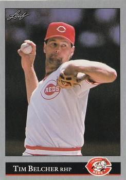 #417 Tim Belcher - Cincinnati Reds - 1992 Leaf Baseball