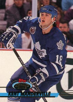 #417 Kent Manderville - Toronto Maple Leafs - 1993-94 Stadium Club Hockey