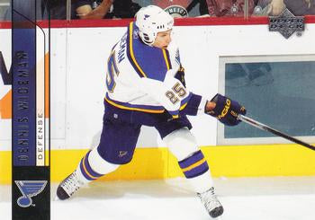 #417 Dennis Wideman - St. Louis Blues - 2006-07 Upper Deck Hockey