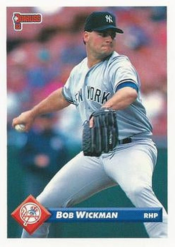 #417 Bob Wickman - New York Yankees - 1993 Donruss Baseball