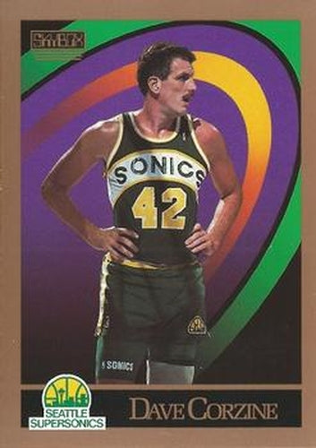 #417 Dave Corzine - Seattle SuperSonics - 1990-91 SkyBox Basketball