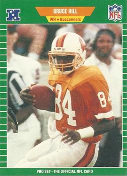 #417 Bruce Hill - Tampa Bay Buccaneers - 1989 Pro Set Football
