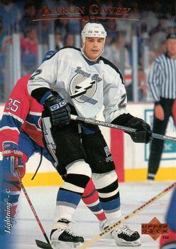 #417 Aaron Gavey - Tampa Bay Lightning - 1995-96 Upper Deck Hockey