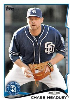 #417 Chase Headley - San Diego Padres - 2014 Topps Baseball