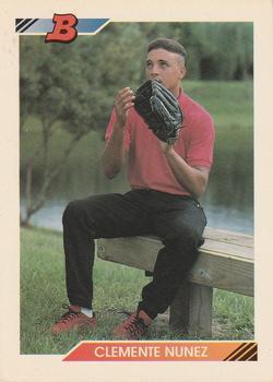 #417 Clemente Nunez - Florida Marlins - 1992 Bowman Baseball