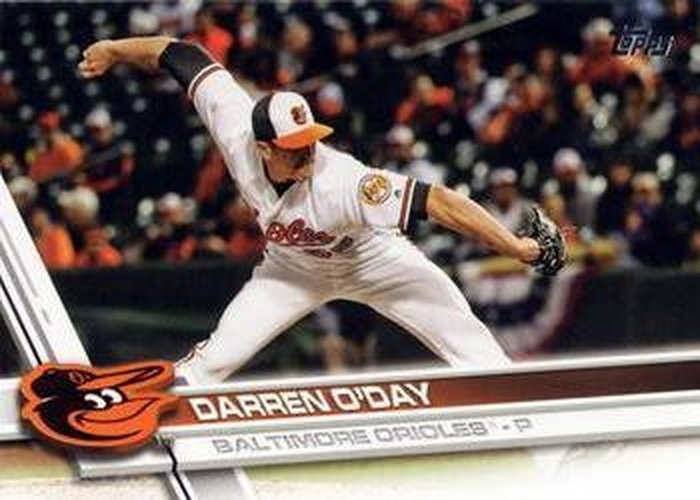 #417 Darren O'Day - Baltimore Orioles - 2017 Topps Baseball