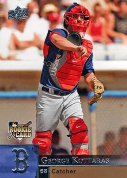 #417 George Kottaras - Boston Red Sox - 2009 Upper Deck Baseball