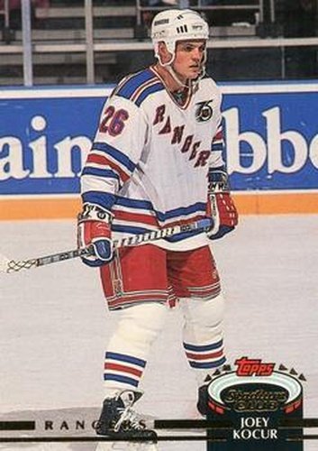 #417 Joey Kocur - New York Rangers - 1992-93 Stadium Club Hockey