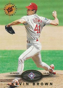 #417 Kevin Brown - Texas Rangers - 1995 Stadium Club Baseball