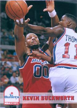 #417 Kevin Duckworth - Washington Bullets - 1993-94 Hoops Basketball