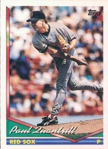 #417 Paul Quantrill - Boston Red Sox - 1994 Topps Baseball