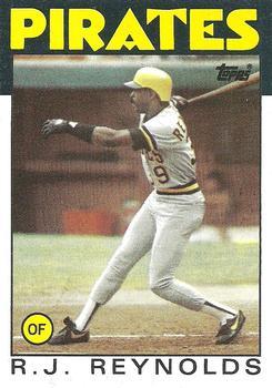#417 R.J. Reynolds - Pittsburgh Pirates - 1986 Topps Baseball