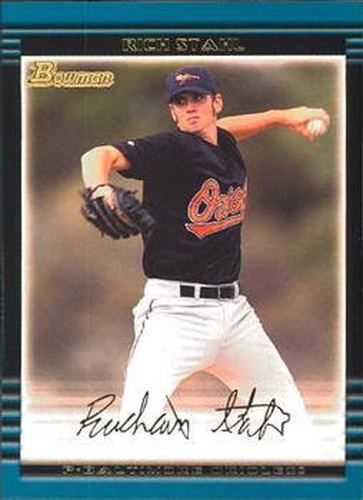 #417 Rich Stahl - Baltimore Orioles - 2002 Bowman Baseball