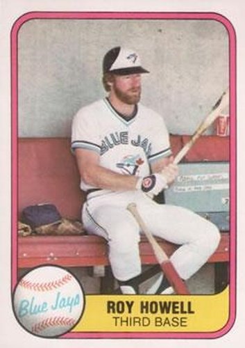#417 Roy Howell - Toronto Blue Jays - 1981 Fleer Baseball
